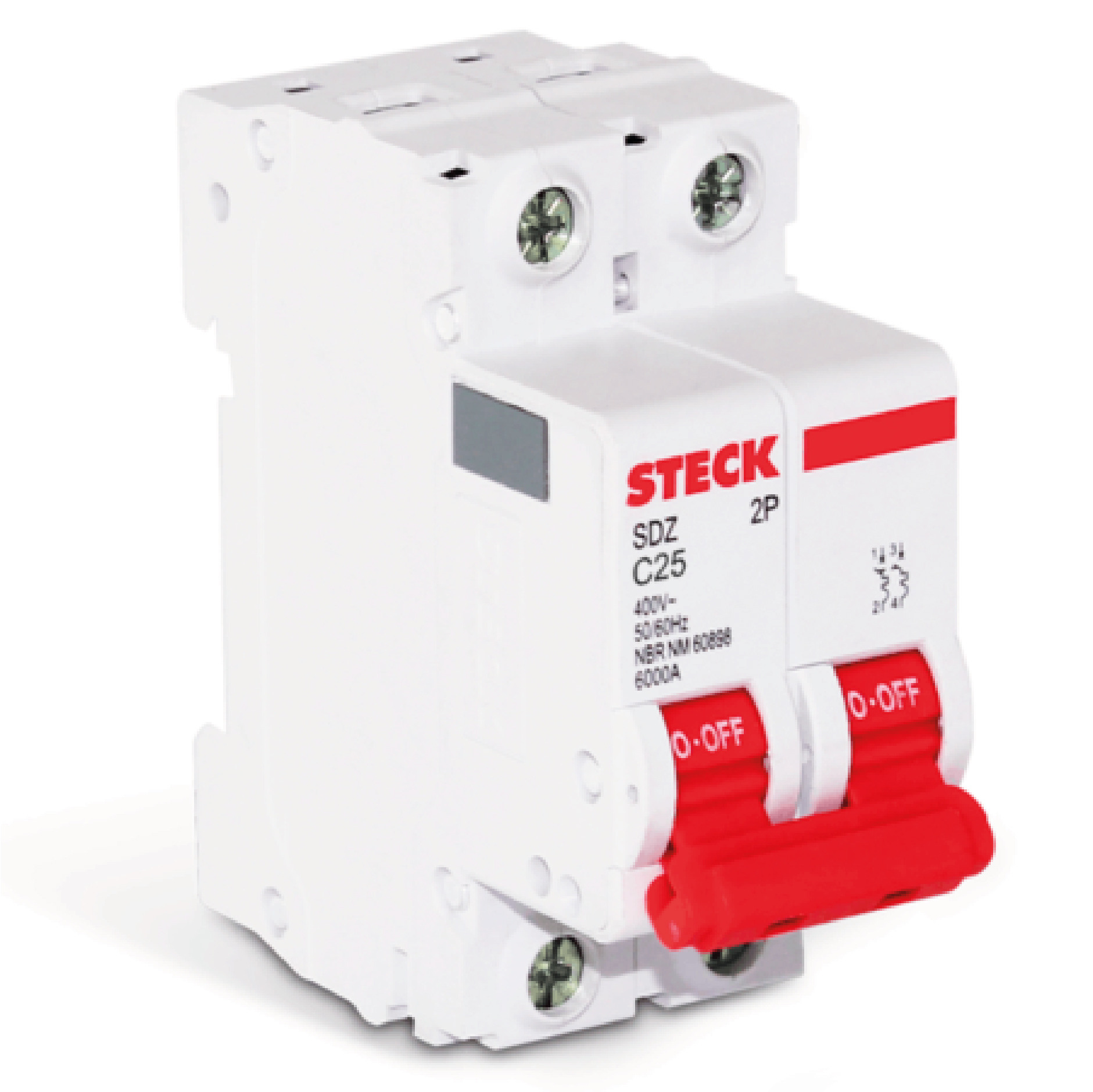 INTERRUPTOR TERM. 2P 25A 6KA SDZD62C25-STECK