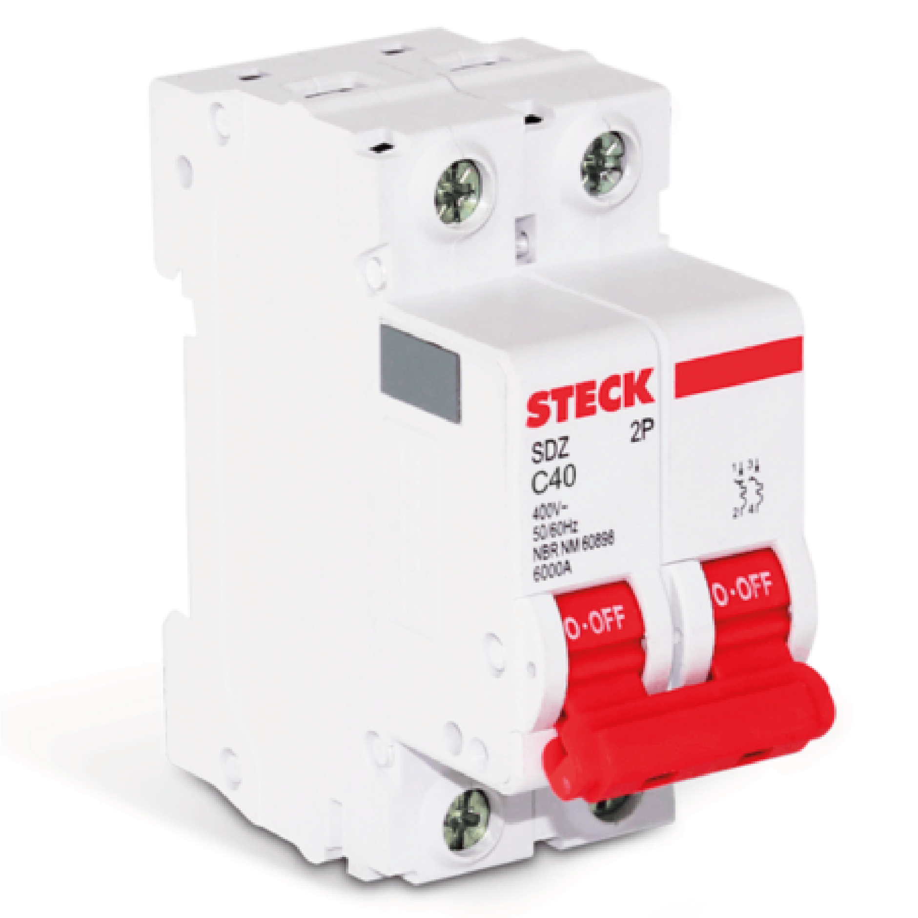 INTERRUPTOR TERM. 2P 40A 6KA SDZD62C40-STECK