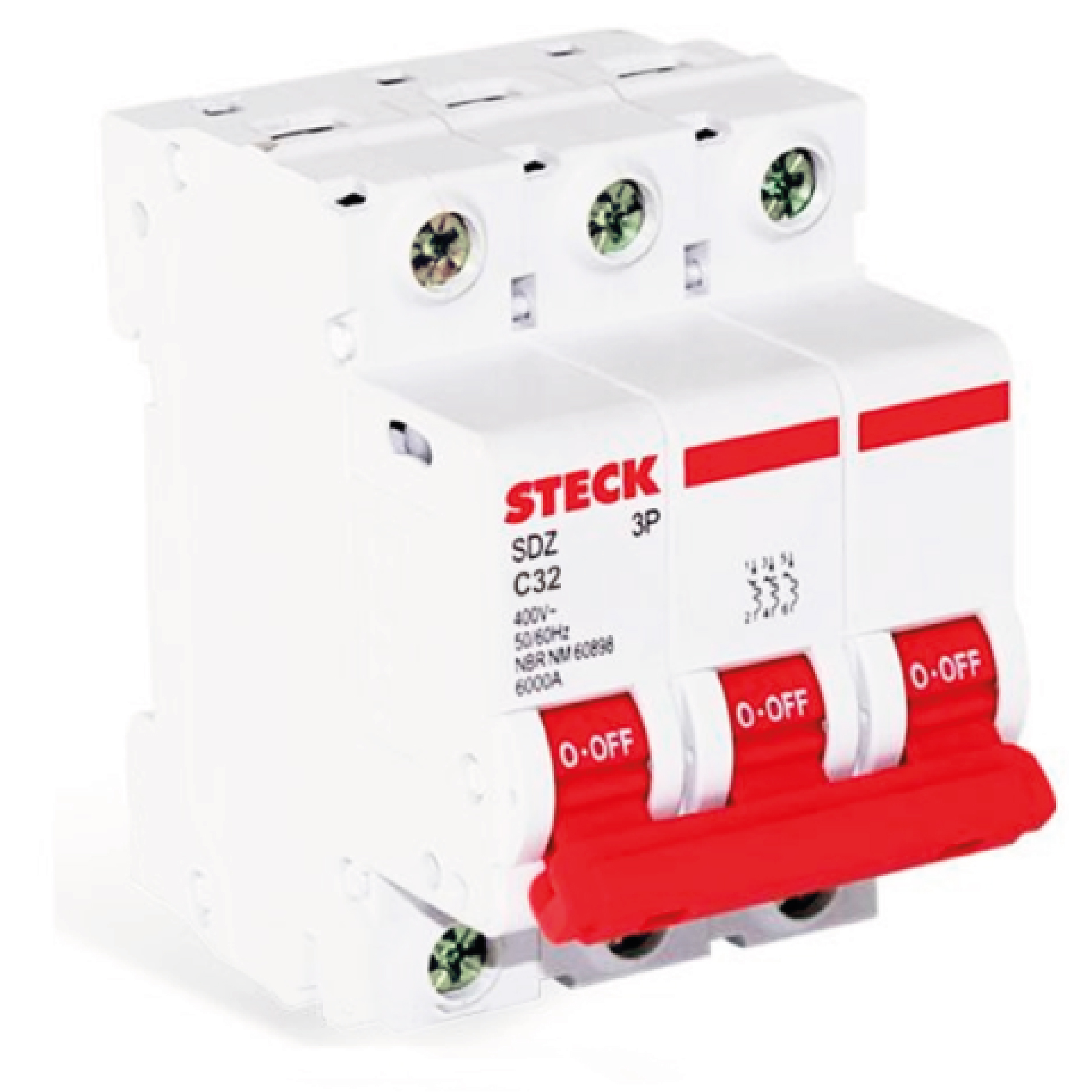 INTERRUPTOR TERM. 3P 32A 6KA SDZD63C32-STECK